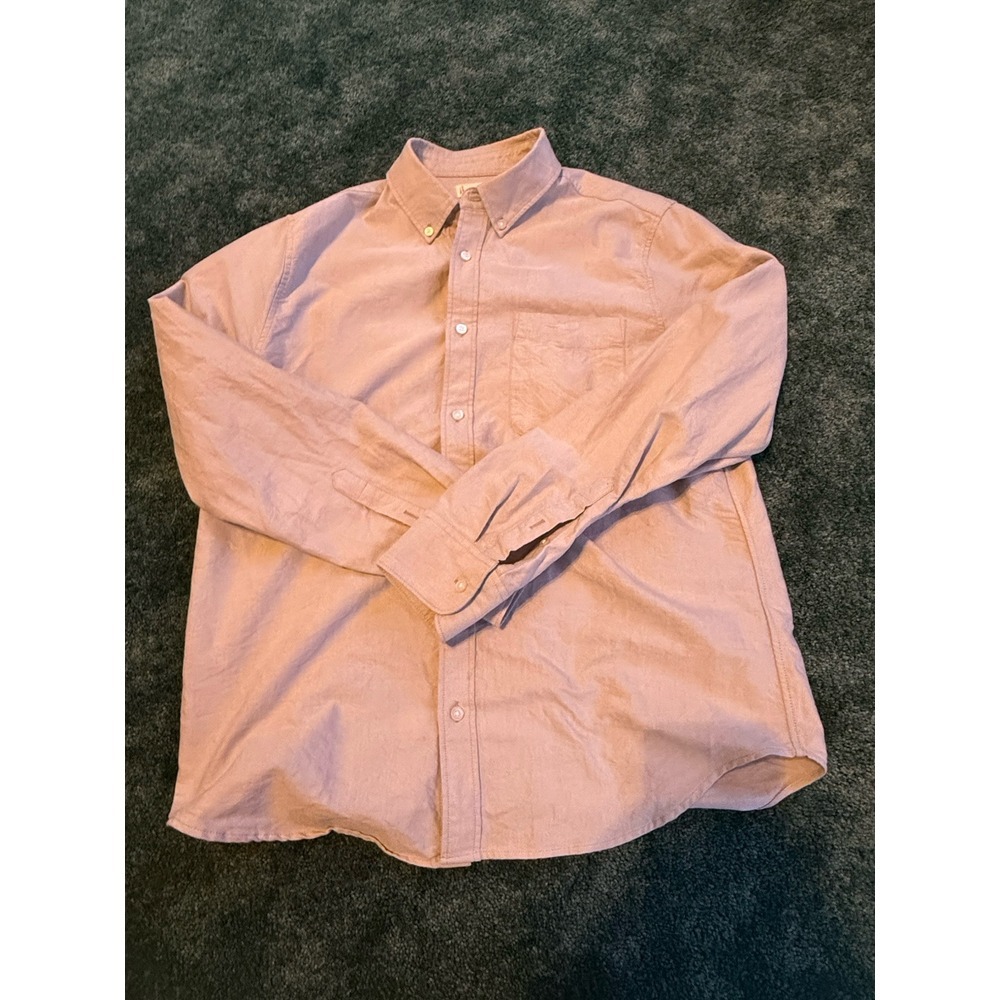 Everlane‎ Button Up Shirt Mens Medium  CreamWash 100% Cotton Collared